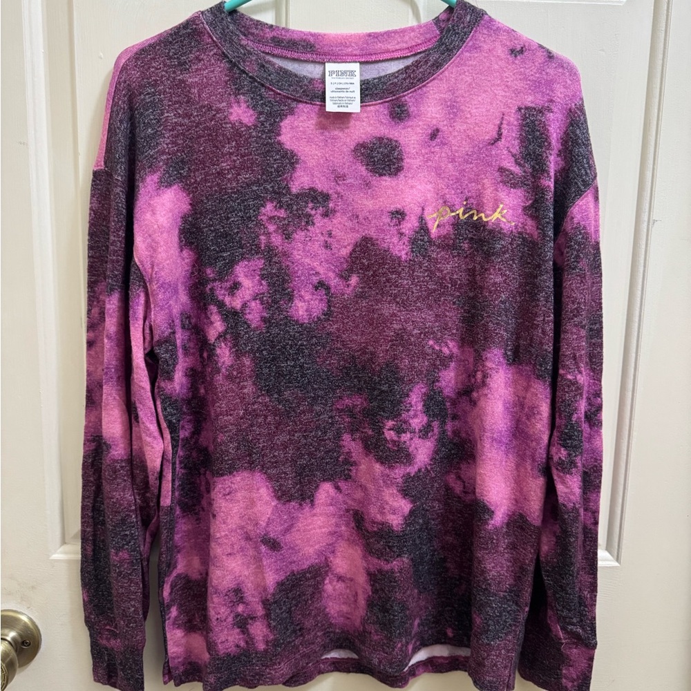 Pink Tie-Dye Women's Sweater